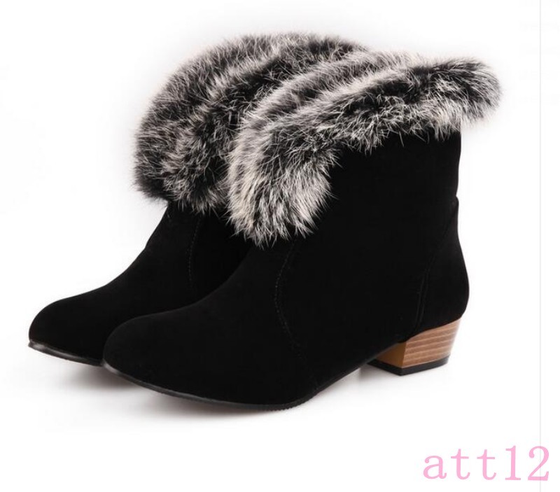 womens ankle boots with fur trim
